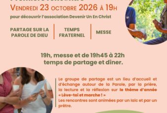 Foi et homosexualité – 23 octobre 2026