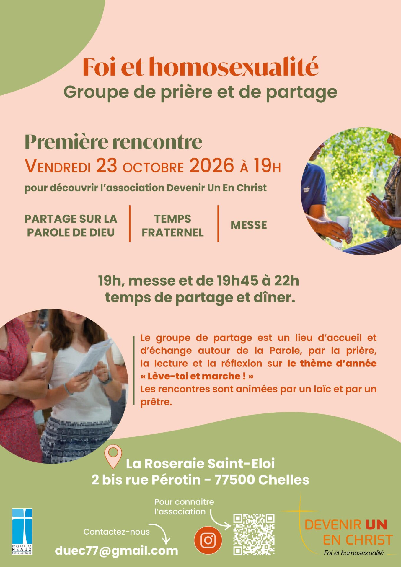 Foi et homosexualité – 23 octobre 2026